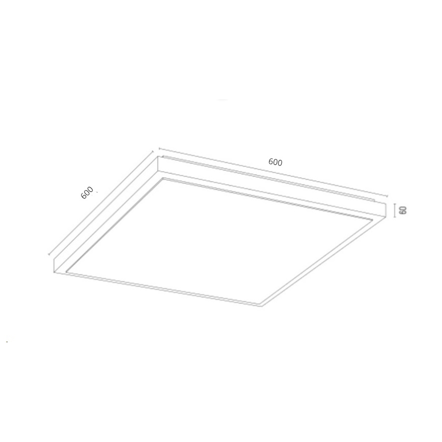Argon 1816 - Stropné svietidlo CARLSON 4xE27/15W/230V 60x60 cm zlatá
