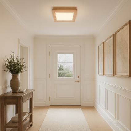 Argon 1866 - Stropné svietidlo TABOR 4xE27/15W/230V 42x42 cm béžová