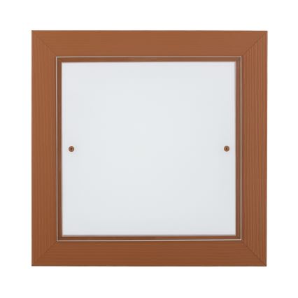 Argon 1872 - Stropné svietidlo TABOR 4xE27/15W/230V 52x52 cm terakotové