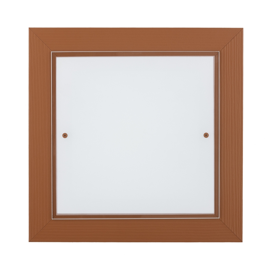 Argon 1872 - Stropné svietidlo TABOR 4xE27/15W/230V 52x52 cm terakotové