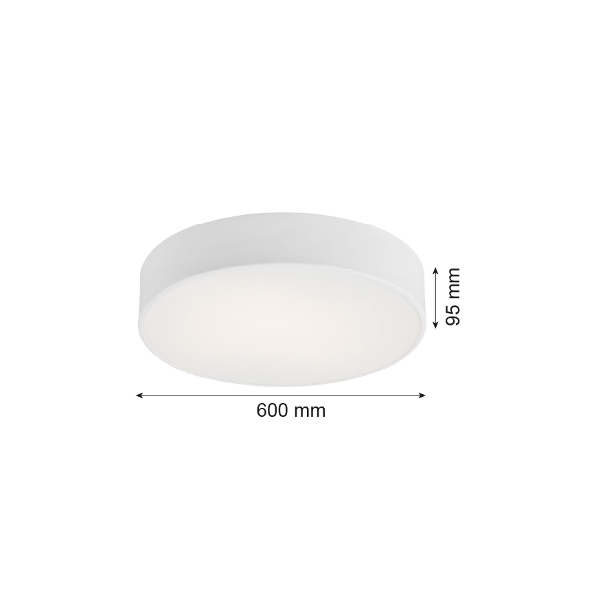 Argon 2082 - Stropné svietidlo DARLING 5xE27/15W/230V pr. 60 cm biela