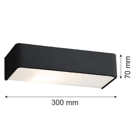 Argon 3075 - Nástenné svietidlo RODAN 1xE27/15W/230V
