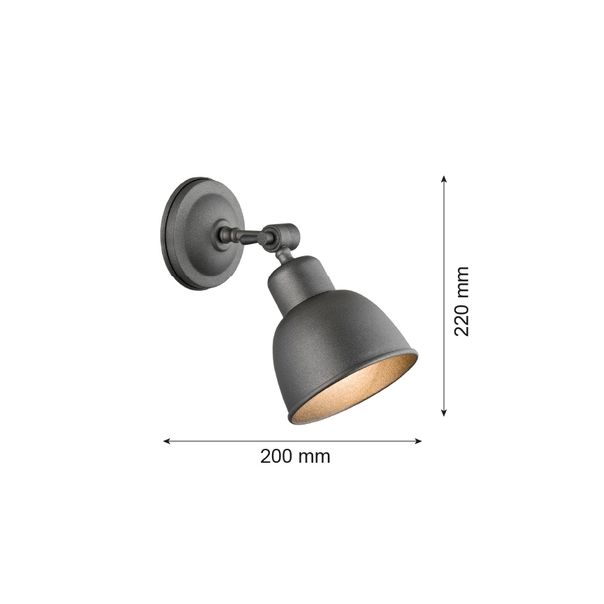 Argon 3183 - Nástenné svietidlo EUFRAT 1xE27/60W/230V