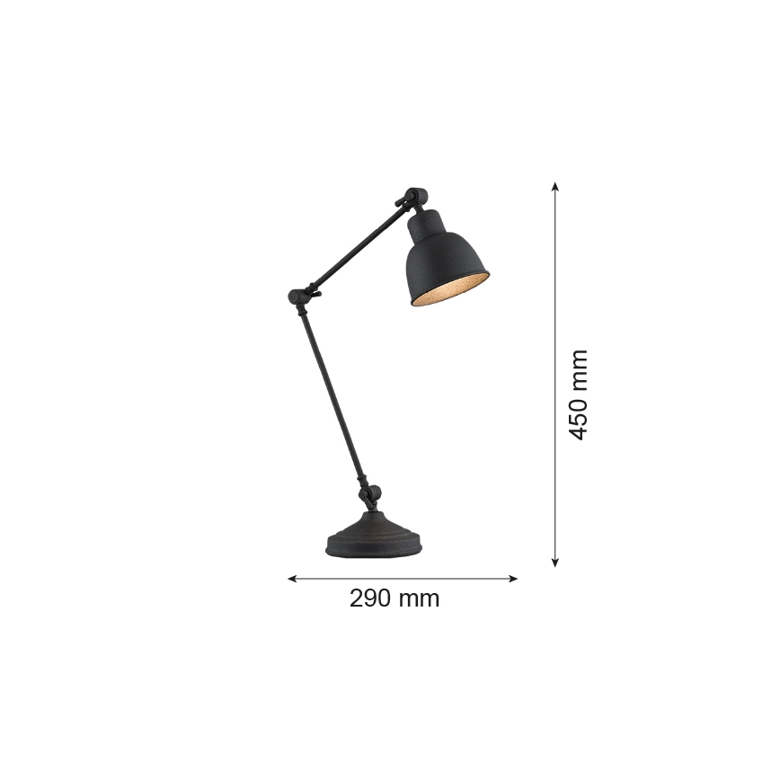 Argon 3197 - Stolná lampa EUFRAT 1xE27/15W/230V