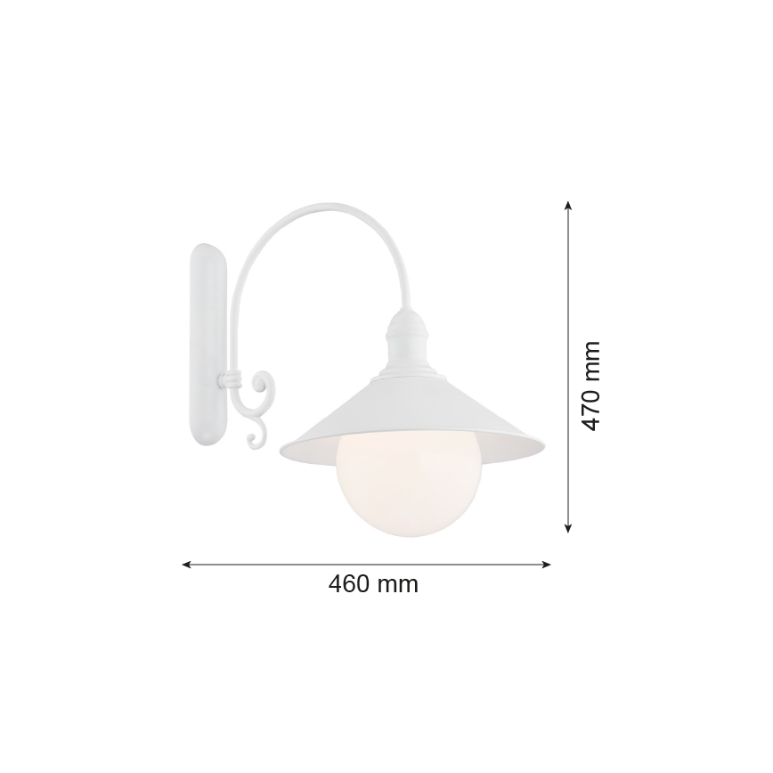 Argon 3297 - Nástenné svietidlo ERBA BIS 1xE27/60W/230V