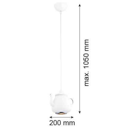 Argon 3650 - Závesné svietidlo JAMAJKA 1xGU10/50W/230V