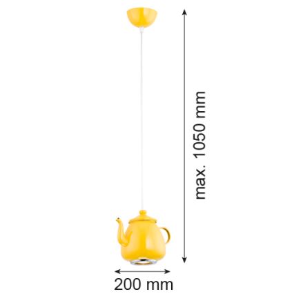 Argon 3651 - Závesné svietidlo JAMAJKA 1xGU10/50W/230V