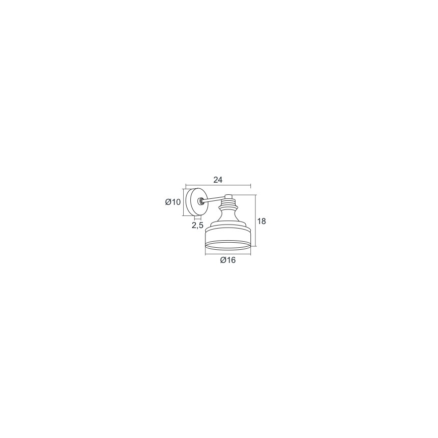 Argon 3796 - LED Nástenné svietidlo TULUZA LED/5W/230V