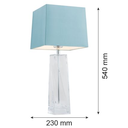 Argon 3839 - Stolná lampa LILLE 1xE27/15W/230V modrá