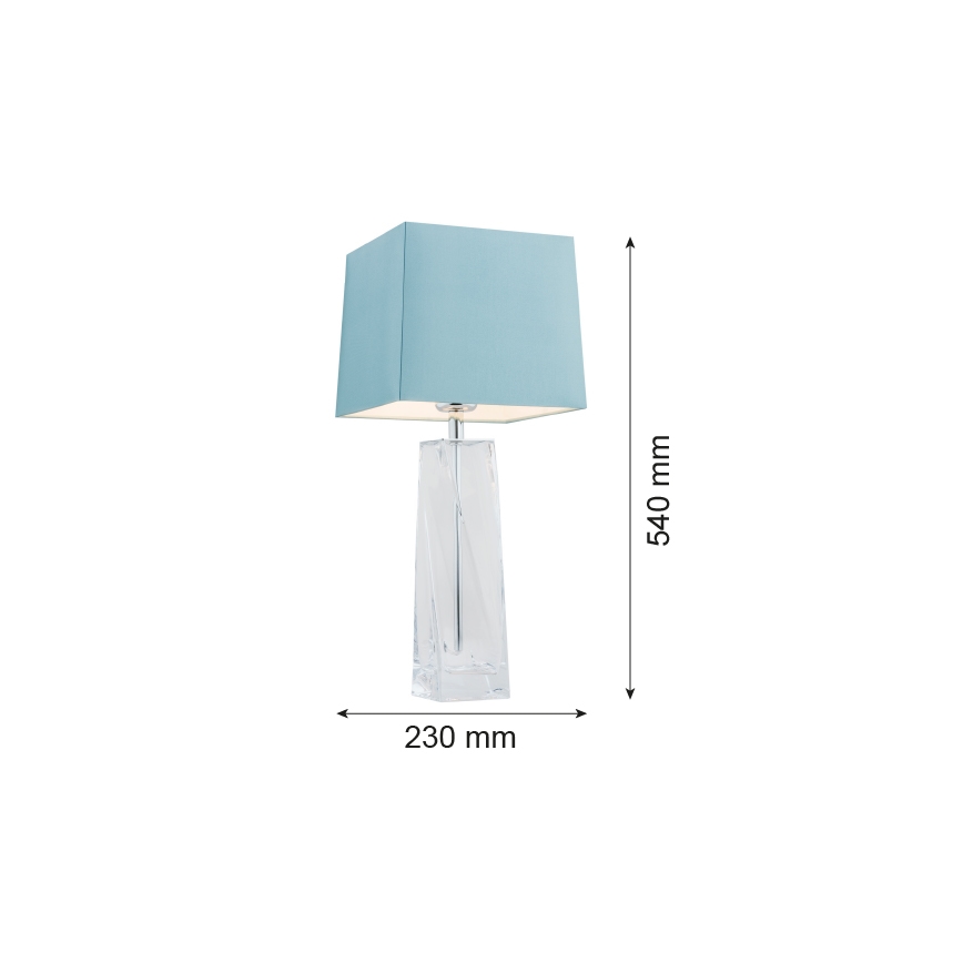 Argon 3839 - Stolná lampa LILLE 1xE27/15W/230V modrá