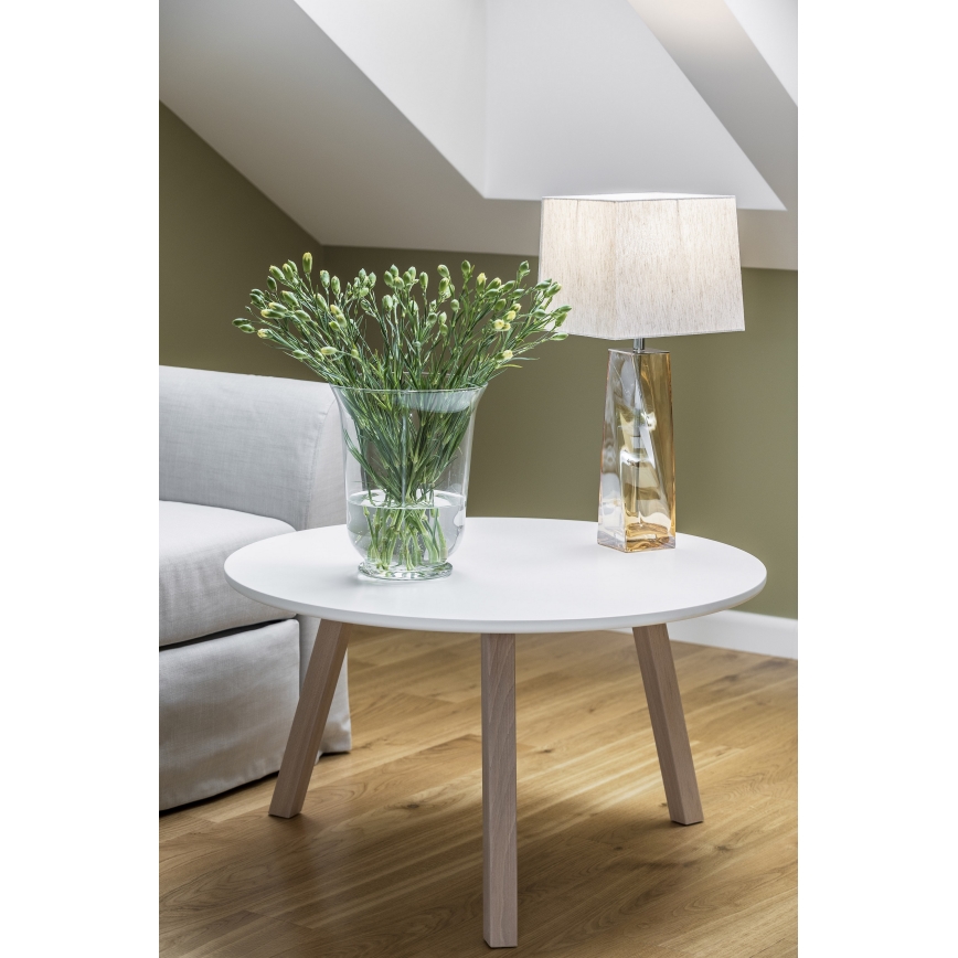 Argon 3840 - Stolná lampa LILLE 1xE27/15W/230V biela