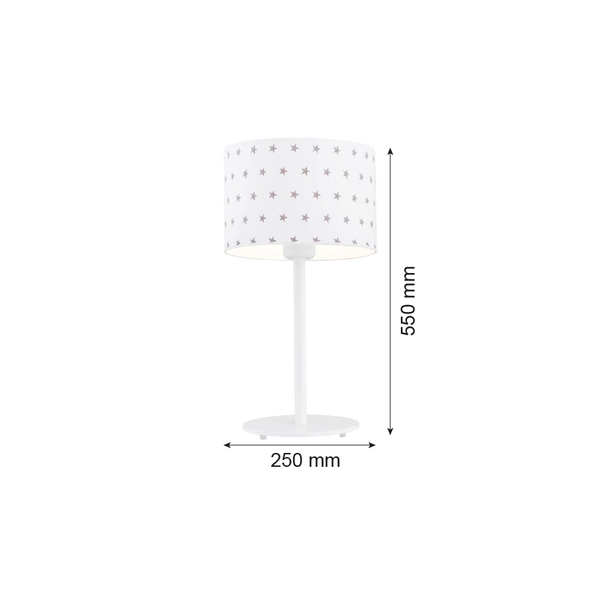 Argon 4125 - Stolná lampa MAGIC 1xE27/15W/230V biela