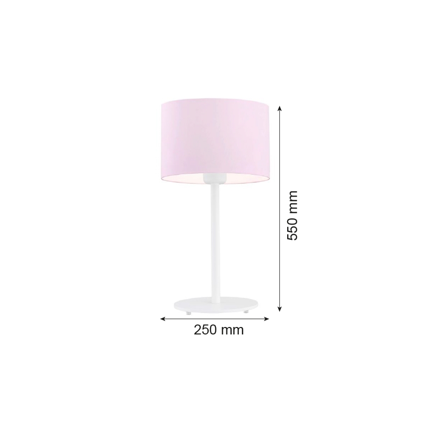Argon 4128 - Stolná lampa MAGIC 1xE27/15W/230V ružová/biela