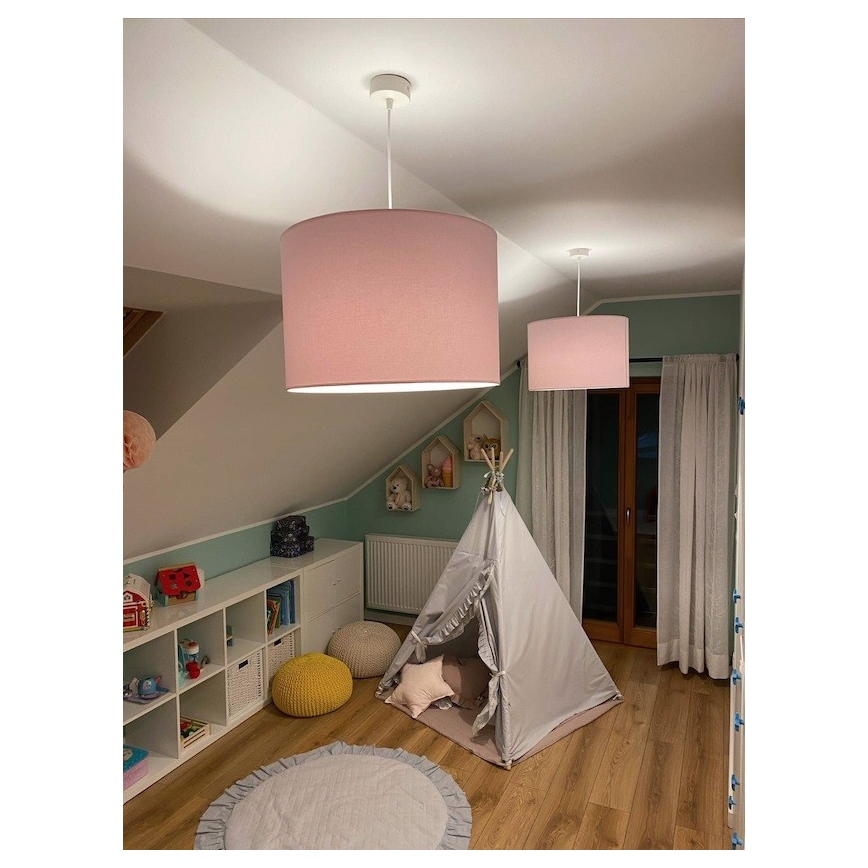 Argon 4136 - Luster na lanku MAGIC 1xE27/15W/230V ružová
