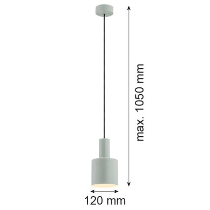 Argon 4217 - Luster na lanku SINES 1xE27/15W/230V pr. 12 cm zelená