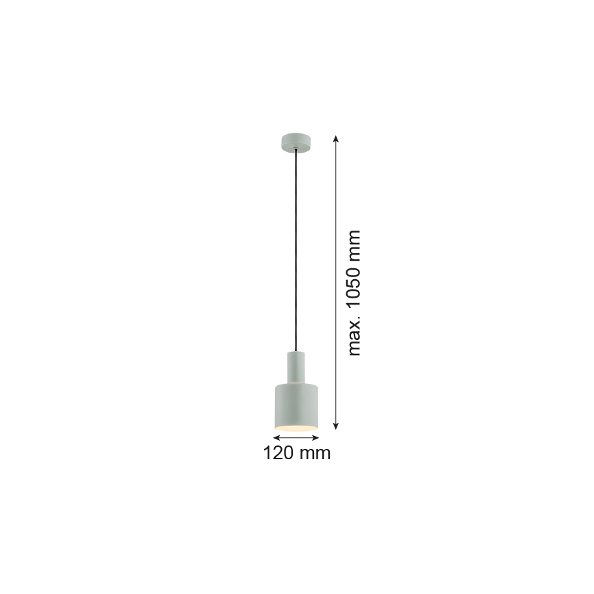 Argon 4217 - Luster na lanku SINES 1xE27/15W/230V pr. 12 cm zelená
