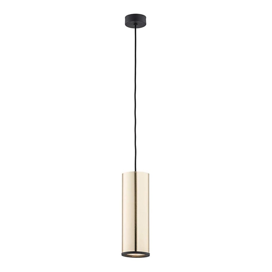 Argon 4246 - Luster na lanku LINEA 1xE27/15W/230V mosadz/čierna