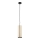 Argon 4246 - Luster na lanku LINEA 1xE27/15W/230V mosadz/čierna