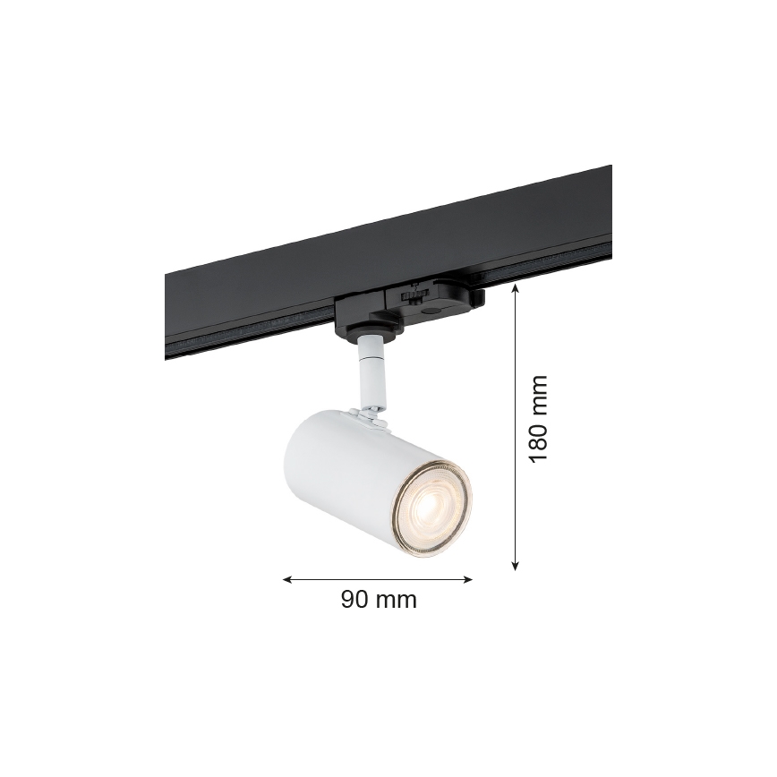 Argon 4327 - Bodové svietidlo do lištového systému HORTA 1xGU10/5W/230V biela