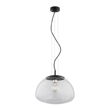 Argon 4351 - Luster na lanku TRINI 1xE27/15W/230V priemer 40 cm čierna