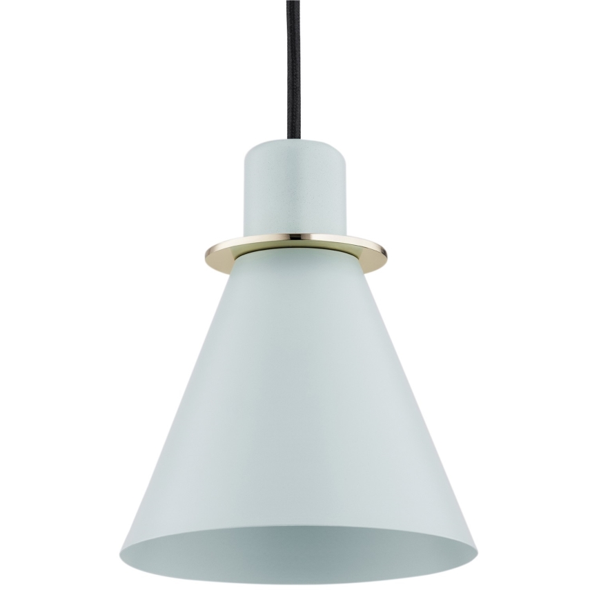 Argon 4682 - Luster na lanku BEVERLY 1xE27/15W/230V modrá/zlatá
