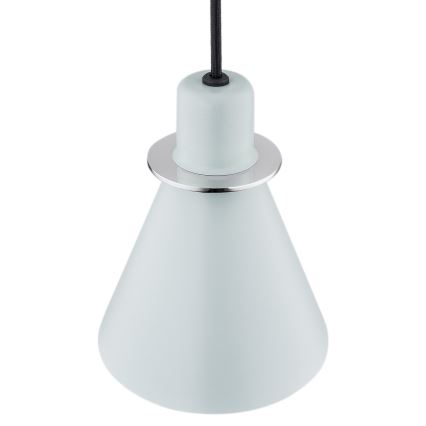 Argon 4683 - Luster na lanku BEVERLY 1xE27/15W/230V modrá/lesklý chróm