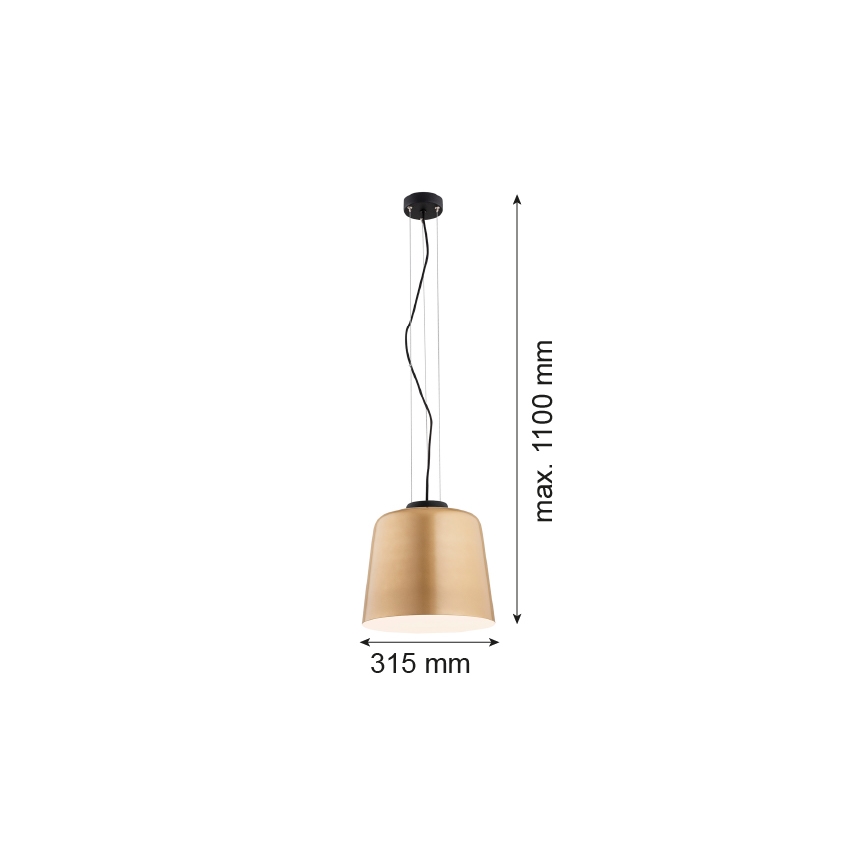 Argon 4690 - Luster na lanku BERKLEY 1xE27/15W/230V
