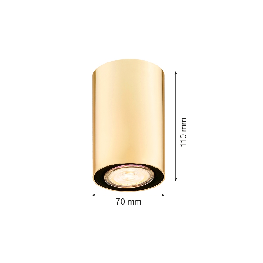 Argon 4759 - Stropné svietidlo TYBER 1xGU10/5W/230V zlatá