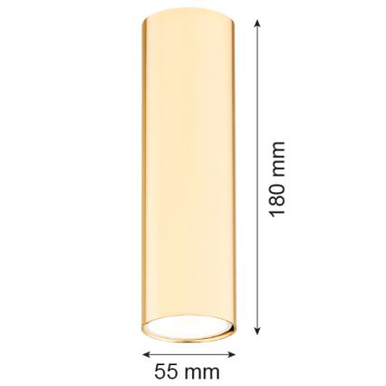 Argon 4761 - Bodové svietidlo TYBER 1xGU10/5W/230V mosadz