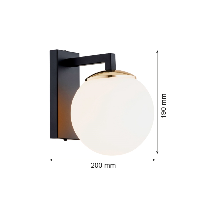 Argon 4771 - Nástenné svietidlo MORITZ 1xE27/15W/230V