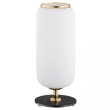 Argon 4994 - Stolná lampa VALIANO 1xE27/15W/230V čierna/biela/zlatá