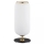 Argon 4994 - Stolná lampa VALIANO 1xE27/15W/230V čierna/biela/zlatá