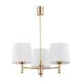 Argon 6110 - Luster na tyči PONTE 3xE27/15W/230V biela