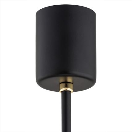Argon 6143 - Luster na tyči CAMELOT PLUS 3xE27/15W/230V čierna/biela/zlatá