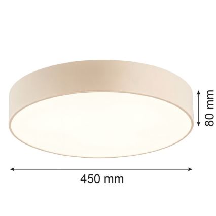 Argon 6365 - Stropné svietidlo DARLINGOS 3xE27/15W/230V pr. 45 cm béžová