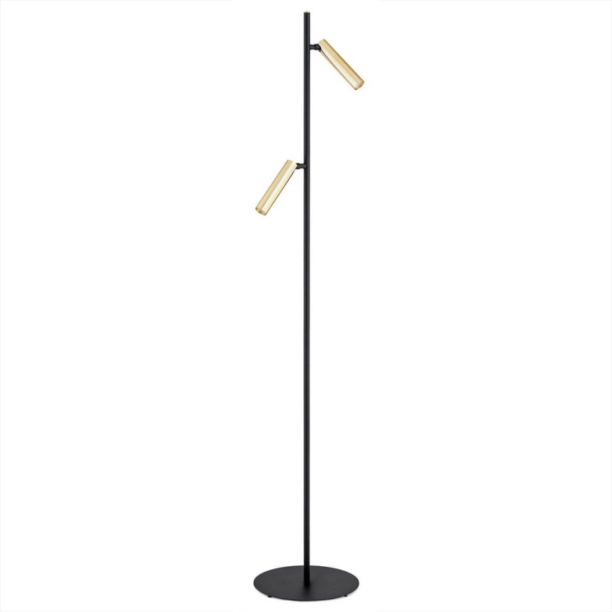 Argon 7083 - Stojacia lampa TORRE 2xG9/6W/230V čierna/mosadz