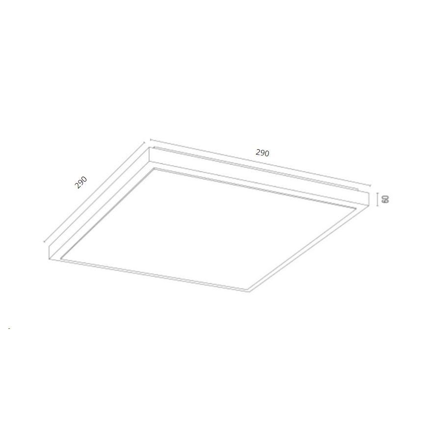 Argon 7167 - Stropné svietidlo CARLSON 2xE27/15W/230V 29x29 cm zlatá