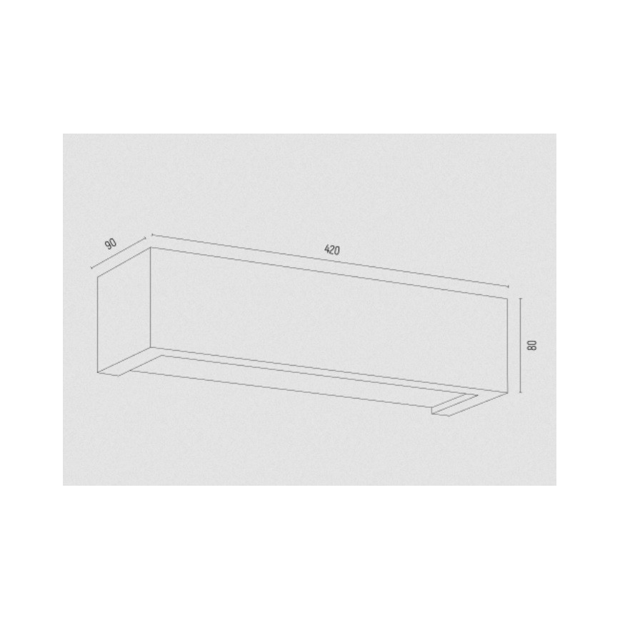 Argon 7169 - Nástenné svietidlo CASERTA 2xE27/15W/230V 42 cm