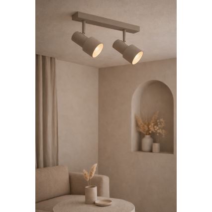 Argon 7294 - Bodové svietidlo DOR 2xE27/15W/230V hnedé