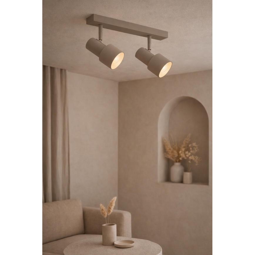 Argon 7294 - Bodové svietidlo DOR 2xE27/15W/230V hnedé