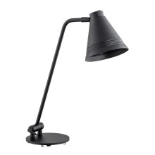 Argon 8002 - Stolná lampa AVALONE 1xE27/15W/230V čierna