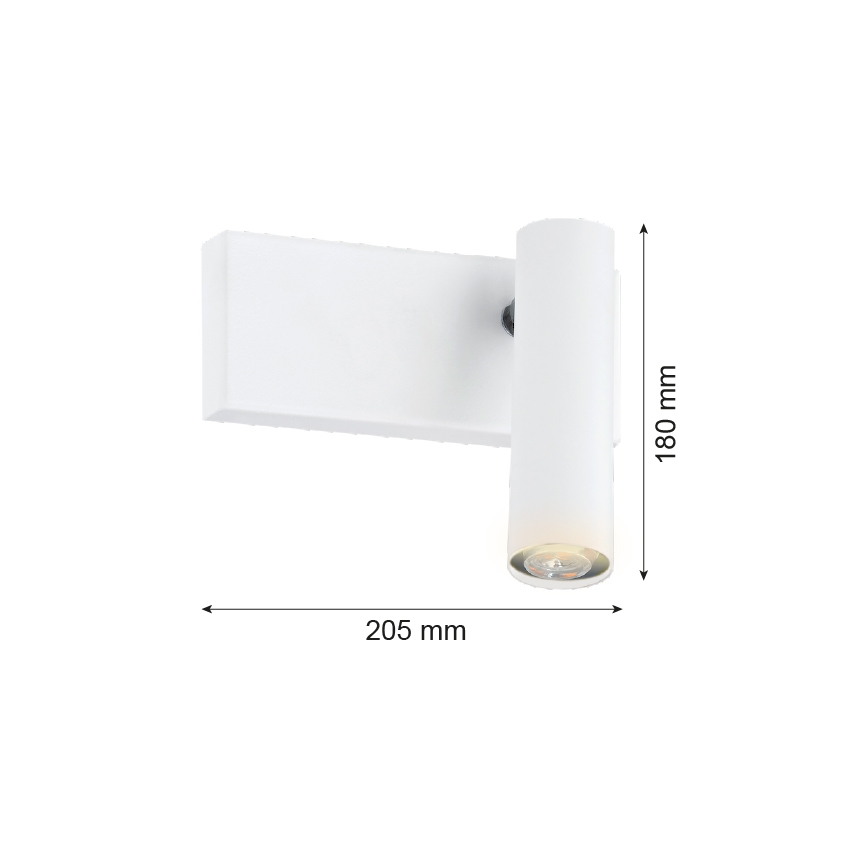 Argon 8064 - Nástenné bodové svietidlo ETNA 1xG9/6W/230V biela