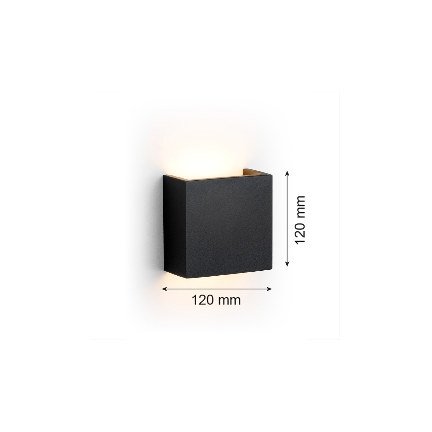 Argon 8359 - LED Nástenné svietidlo GENT LED/3,6W/230V 3000K čierna