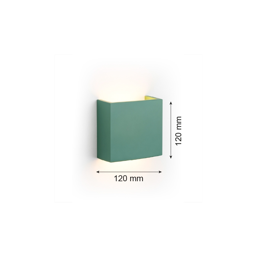 Argon 8362 - LED Nástenné svietidlo GENT LED/3,6W/230V 3000K zelená