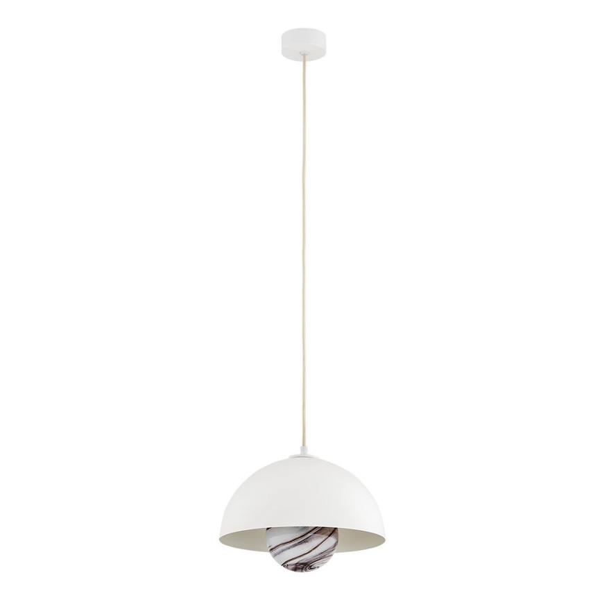 Argon 8443 - Luster na lanku PIAVA 1xE14/7W/230V alabaster biela