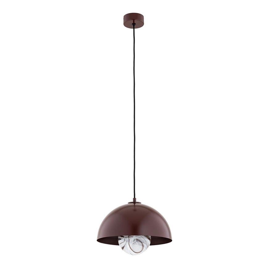 Argon 8444 - Luster na lanku PIAVA 1xE14/7W/230V alabaster hnedá