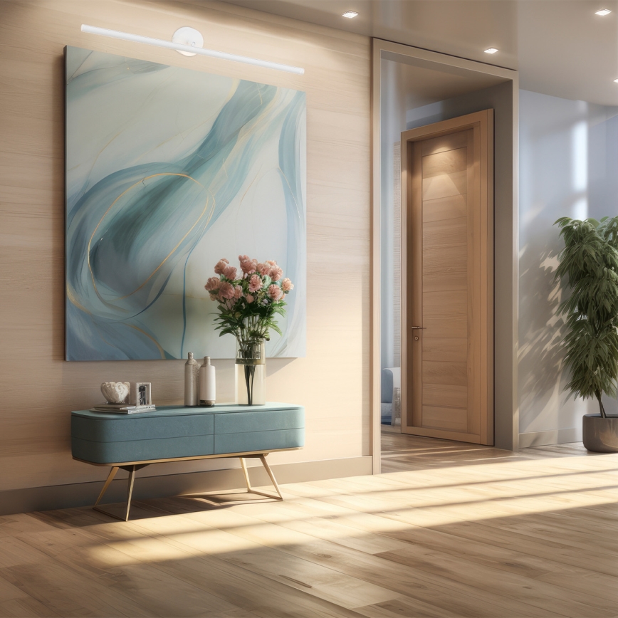 Argon 8601 - LED Obrazové svietidlo MIRIAM LED/18W/230V 3000K 100 cm biela