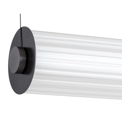 Argon 8625 - LED Luster na lanku HAMPTON LED/90W/230V 3000K 120 cm čierna