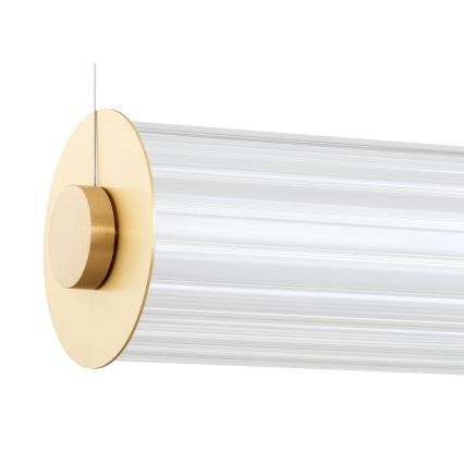 Argon 8627 - LED Luster na lanku HAMPTON LED/60W/230V 3000K 80 cm mosadz