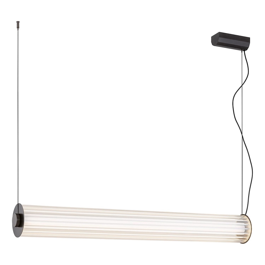 Argon 8628 - LED Luster na lanku HAMPTON LED/60W/230V 3000K 80 cm čierna
